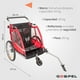 thumbnail image 2 of Remolque Carriola Carrito Bicicleta Para Niños Rojo Gospel, 2 of 10