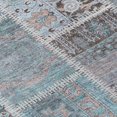 thumbnail image 3 of Addison Rugs Machine Washable Indoor/ Outdoor Chantille Vintage Persian Patchwork Rug Teal - 10' x 14', 3 of 5