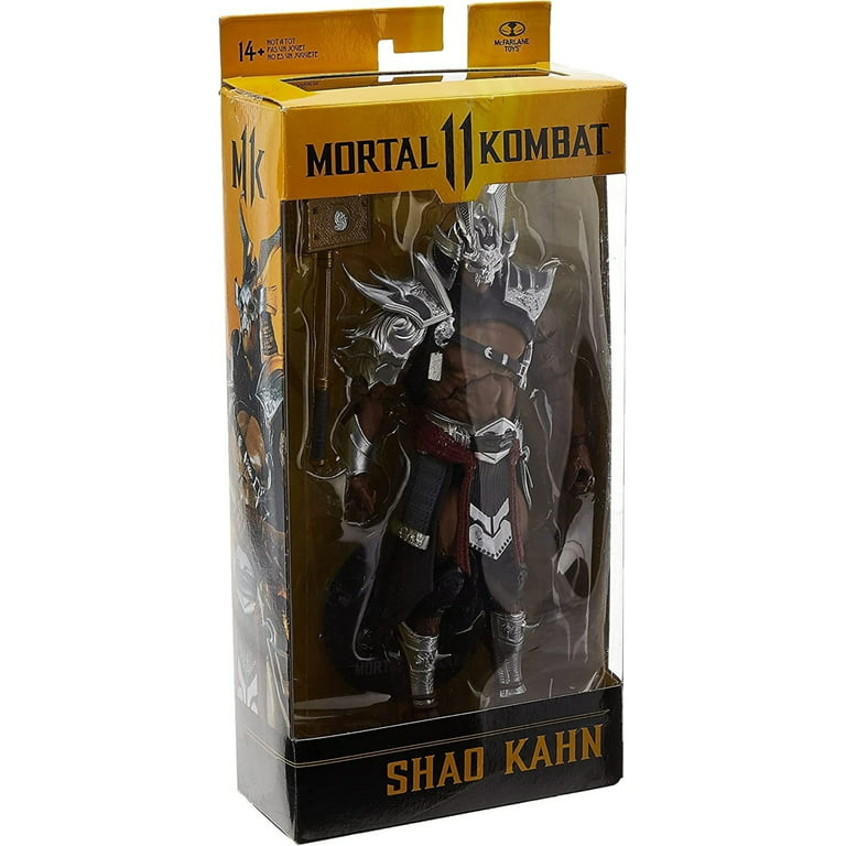McFarlane Toys Mortal Kombat Shao Kahn (Platinum Kahn) 7 Action Figure  with Accessories