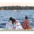 thumbnail image 3 of Fall Decor Farmhouse Throw Blanket: Soft Burnt Orange Plaid Design Accent for Sofa Couch Chair Bed Dorm, 3 of 5