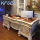 thumbnail image 1 of Kfsee 1Pcs A Set Weibog ins European 220cm length Castle Office Table My Lux Decor Round, 1 of 2