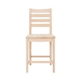 thumbnail image 6 of Linon Holdrege Counter Stools, 22.5" Seat Height, Set of 2, Unfinished, 6 of 14