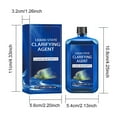 thumbnail image 2 of Tapis compatible avec Machine Petite Solution de Nettoyage Concentrée Aquarium Aquarium Agent de Purification d'Eau Produits d'Eau Clairs Agent de Retrait Agent de Purification d'Eau de Nettoyage d'Aquarium 100ml, 2 of 7