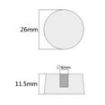 thumbnail image 4 of 4 Unids Set Perillas de Control de Guitarra Eléctrica shamjiam Negro 6 Mm Perillas de control de guitarra eléctrica, 4 of 6