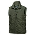 thumbnail image 5 of Chaleco de secado rápido para exteriores de primavera y otoño, chaleco informal para fotografía de hombre, chaleco de pesca con múltiples bolsillos, chaqueta, mono, chaleco de gran tamaño, 5 of 5