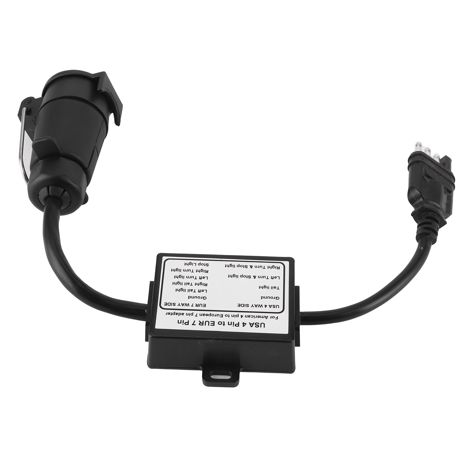 Trailer Plug Wire, Plug And Play Durability 4Pin To 7Pin Converter