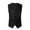 Black, variant on Mens Business Formal Casual Wedding Banquet Vest V Neck Sleeveless Slim Jacket Suit Vest