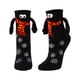 thumbnail image 3 of Calcetines de mano en mano divertidos para adultos calcetines novedosos tubo medio suave dibujos animados encantadores Estilo D, 3 of 9
