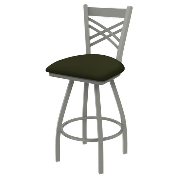 XL 820 Contessa 30" Swivel Bar Stool with Anodized Nickel Finish and Canter Pine Seat