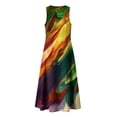 thumbnail image 5 of Stamzod Long Dresses for Women 2026 Summer Casual Plus Size Dress Sleeveless Boho Floral Sundresses Multicolor D XXL, 5 of 8