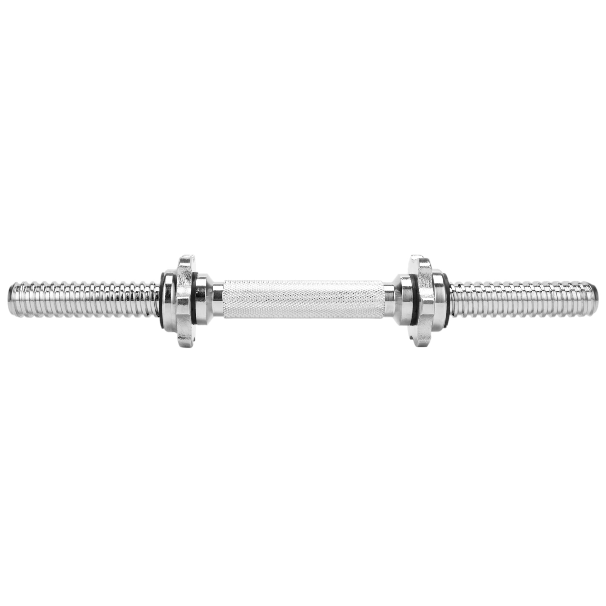 Details about   2pcs 15.7 Dumbbell Bar Threaded Adjustable Dumbbell Handles Fitness w/ Collars 