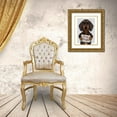 thumbnail image 3 of Fab Funky 26x32 Gold Ornate Wood Framed with Double Matting Museum Art Print Titled - Dachshund Free Hugs, 3 of 4
