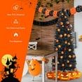 thumbnail image 6 of 7.5FT Artificial Halloween Christmas Tree with 840 Branch Tips and Foldable Metal Stand, Black, B6064, 6 of 8