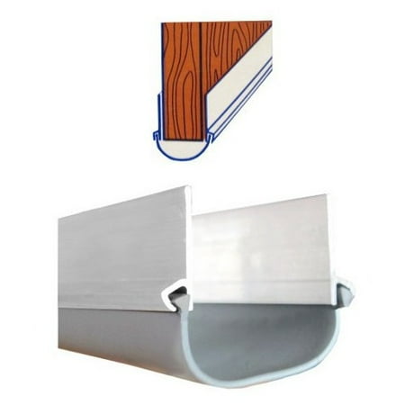 36" White Universal Door Bottom Weatherseal