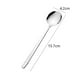 thumbnail image 4 of Soup Spoons Round Spoons Long Handle Silver Soup Ladle Thickening Spoon, 4 of 9