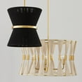 thumbnail image 5 of 6 Light Pendant-Bleached Natural Rope/Patinaed Brass Finish    -Traditional Installation Capital Lighting 341161Np, 5 of 10