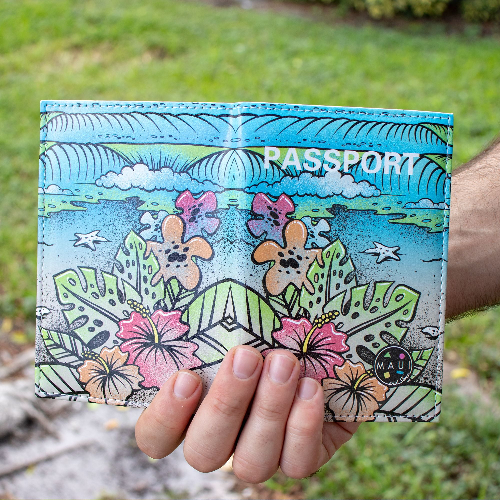RFID Protected Wallet and Passport Cover Set - Prevent Electronic Theft
