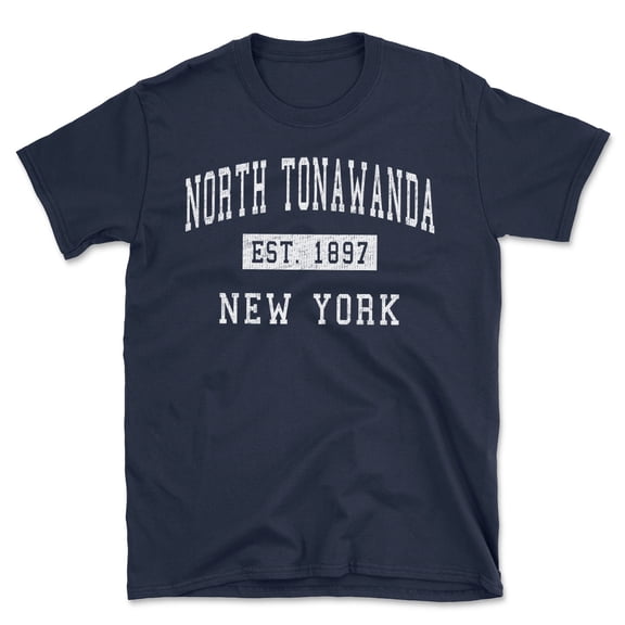 North Tonawanda New York Classic Established Men's Cotton T-Shirt