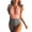 Pink, variant on Swimsuit Women One Piece Women's One Piece Swimsuit Striped Scoop Neck Cross Back Beach Swimwear Bathing Suits (Pink,M)