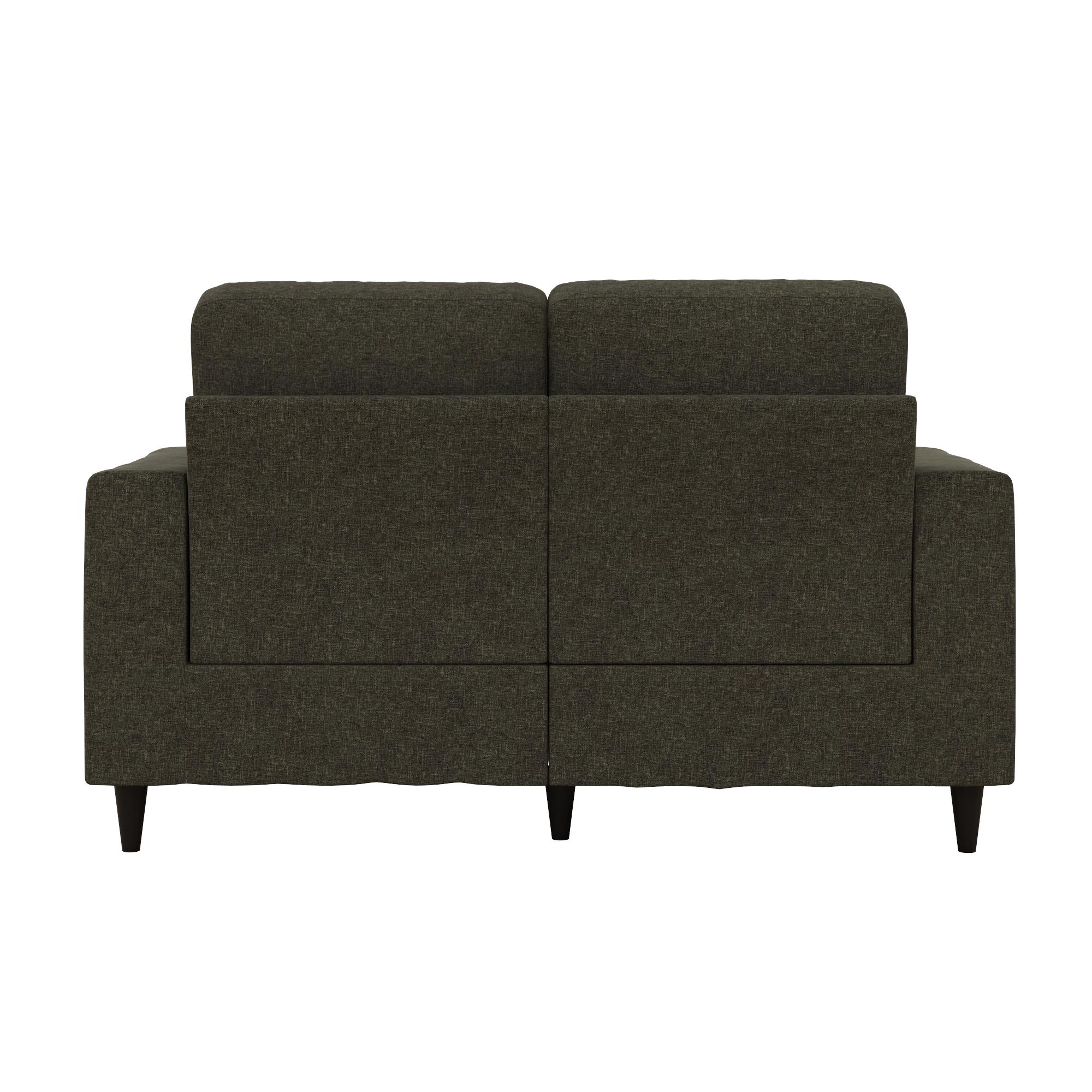 DHP Cooper Loveseat 2 Seater Sofa, Gray Linen - image 10 of 17