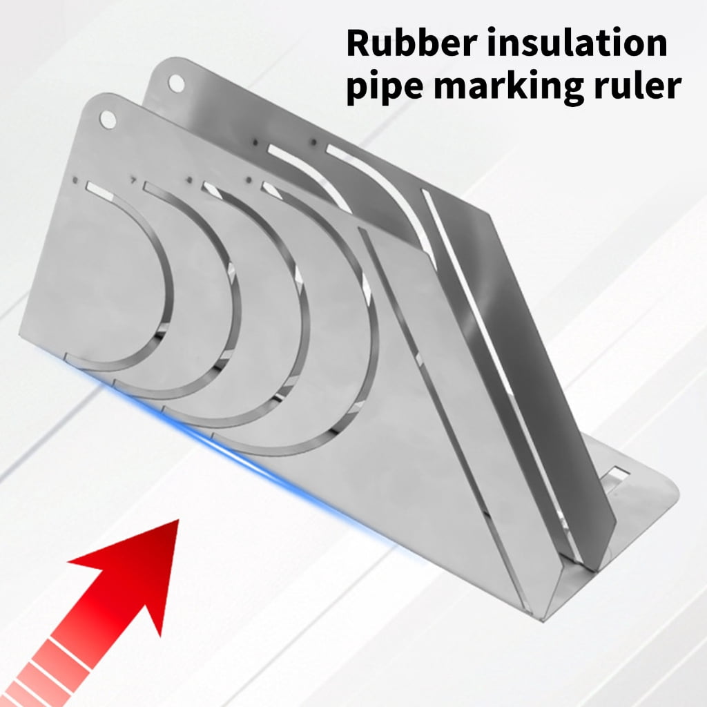 Adjustable 45° Rubber Pipe Insulation Cutter Guide for Home Industrial Projects