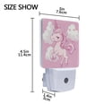 thumbnail image 4 of Pinkish Unicorns Clouds with Hearts LED Night Light with Smart Sensor Plug Into Wall Dusk to Dawn 2 packs, 4 of 7