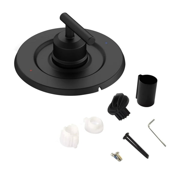JIAHAOO T2901 Shower Trim Kit Matte Black for Moen Valves 2510 Series Modern Elegant Bathroom Upgrade