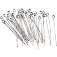 thumbnail image 1 of FrostHike 100pcs 22 Gauge Stainless Steel Open Eyepins 2 Inch (50mm) for DIY Jewelry Making, 1 of 5
