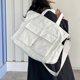 thumbnail image 4 of Fashion Shoulder Bag Crossbody Bag for Women Girl Versatile School Bag Canvas Bag Handbag Trendy Tote Bag Messenger Bag, 4 of 5