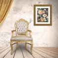 thumbnail image 3 of Nai, Danhui 12x14 Gold Ornate Wood Framed with Double Matting Museum Art Print Titled - Garden of Delight Black II, 3 of 4