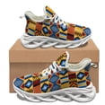 thumbnail image 1 of Zapatos casuales para mujer, moda africana, estampado de tótem tribal, zapatillas para exteriores, ligeras y cómodas, zapatos deportivos para fitness., 1 of 6