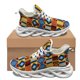 thumbnail image 1 of Zapatos casuales para mujer, moda africana, estampado de tótem tribal, zapatillas para exteriores, ligeras y cómodas, zapatos deportivos para fitness., 1 of 6