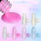thumbnail image 2 of 12 piezas de esponja cosmética para polvo de 2,76 pulgadas, portátil, suave, para la cara, esponja triangular de terciopelo con mango de cinta para polvo suelto, herramienta de maquillaje en polvo cor, 2 of 5