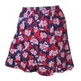 thumbnail image 1 of Monterey Club Women's Modern Floral Print Knit Skirt #2948, 1 of 2