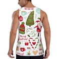 thumbnail image 3 of Haiem Snowflakes Santa Claus Men Workout Tank Top Gym Bodybuilding Sleeveless Muscle T Shirts Athletic Tank Breathable Workout Shirt-Large, 3 of 9