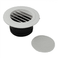 thumbnail image 6 of 6 Pieces 4 Inch Louver, Air Grill Cover with Built-in A Fly Screen for Bathroom Office Home, 6 of 7