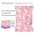 thumbnail image 3 of Bolsa de almacenamiento al vacío Bolsa de compresión que ahorra espacio Paquete de sellado para manta de edredón Ropa de viaje, 110x80cm seitruly HA002778-07, 3 of 6