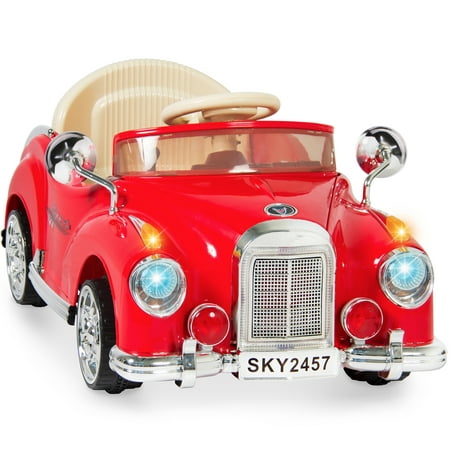 Best Choice Products Battery Powered Ride-on Car RC Classic Car, (Best Classic Sports Cars)