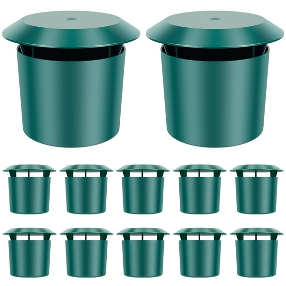 LINFANG 12pcs Beer Slug Snail Traps Kit Portable Easy to Use Catching Slug House Versatile Safe Plastic Snail Trapper for Growing Protection