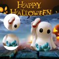 thumbnail image 5 of Halloween Mini Ghost Figurine, Funny Resin Ghost Statue, Cute Decor for Halloween Decorations Bookshelf, Terrace, Bedroom,Porch and Tabletop, 5 of 9