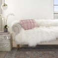thumbnail image 3 of Nourison Sofia Quilted Swarovski Rose 14"X20" Throw Pillow, 3 of 6