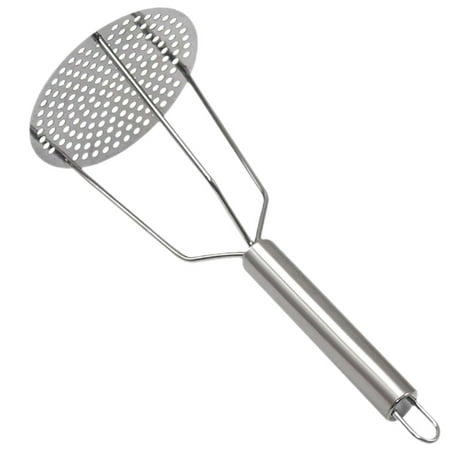 

Mashed Potatoes Masher Heavy Duty Stainless Steel Potato Masher and Ricer for Puree Gnocchi Fruit Juicer