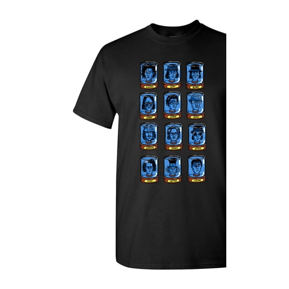 Depps Head Jar Characters Celebrity Salih Gonenli Artworks Funny DT Adult T-Shirt Tee