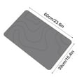 thumbnail image 3 of Wdhugt Stone Bath Mat Diatomaceous Earth Bath Mat Super Absorbent Non-Slip Diatomite Stone Bath Mats for Bathroom Easy to Clean for Kitchen Bathroom, 3 of 5