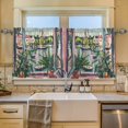 thumbnail image 2 of Yayeee Kitchen Curtains Set of 2 Light Filtering 57"x36" Over Sink Window Panels, Window Plants, 2 of 7