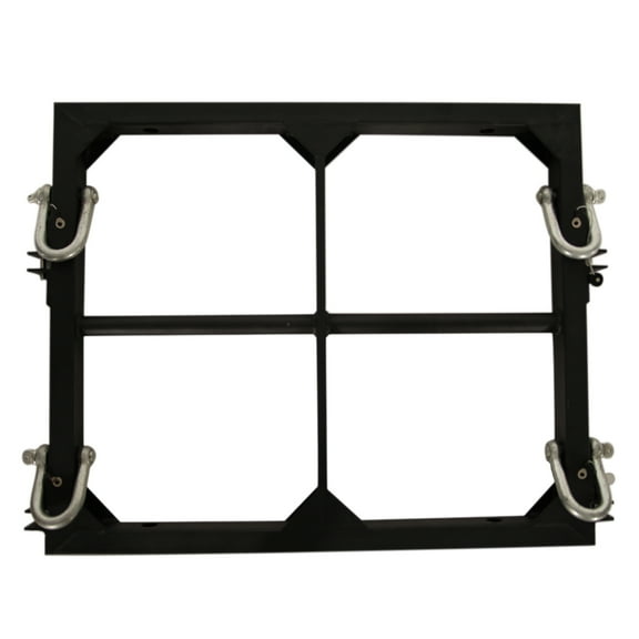 Seismic Audio  - Mounting Frame for Line Array Speakers and Subwoofers Black - SALA-HFrame