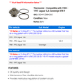 thumbnail image 2 of Thermostat - Compatible with 1988 - 1997 Jaguar XJ6 Sovereign VIN 9 1989 1990 1991 1992 1993 1994 1995 1996, 2 of 2