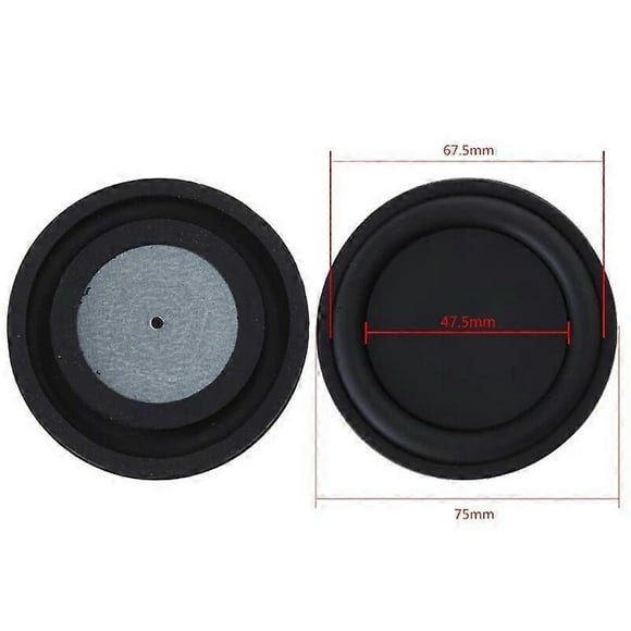 2PCS Bass Radiator Woofer Vibration Membrane Passive Speaker Subwoofer DIY Home Theater Repair Kit