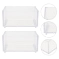 thumbnail image 3 of Miangastore 2Pcs Acrylic Reptile Feeder Pet Feeding Bowl Practical Pet Supply Transparent, 3 of 8