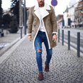 thumbnail image 2 of Vedolay Jacket for Men Light Weight Coats Long Sleeve Outfits Clothes Khaki,M, 2 of 5